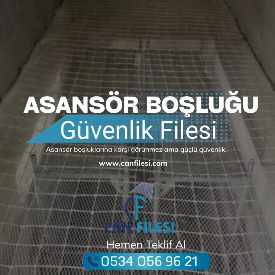 Asansör Boşluğu Güvenlik Filesi