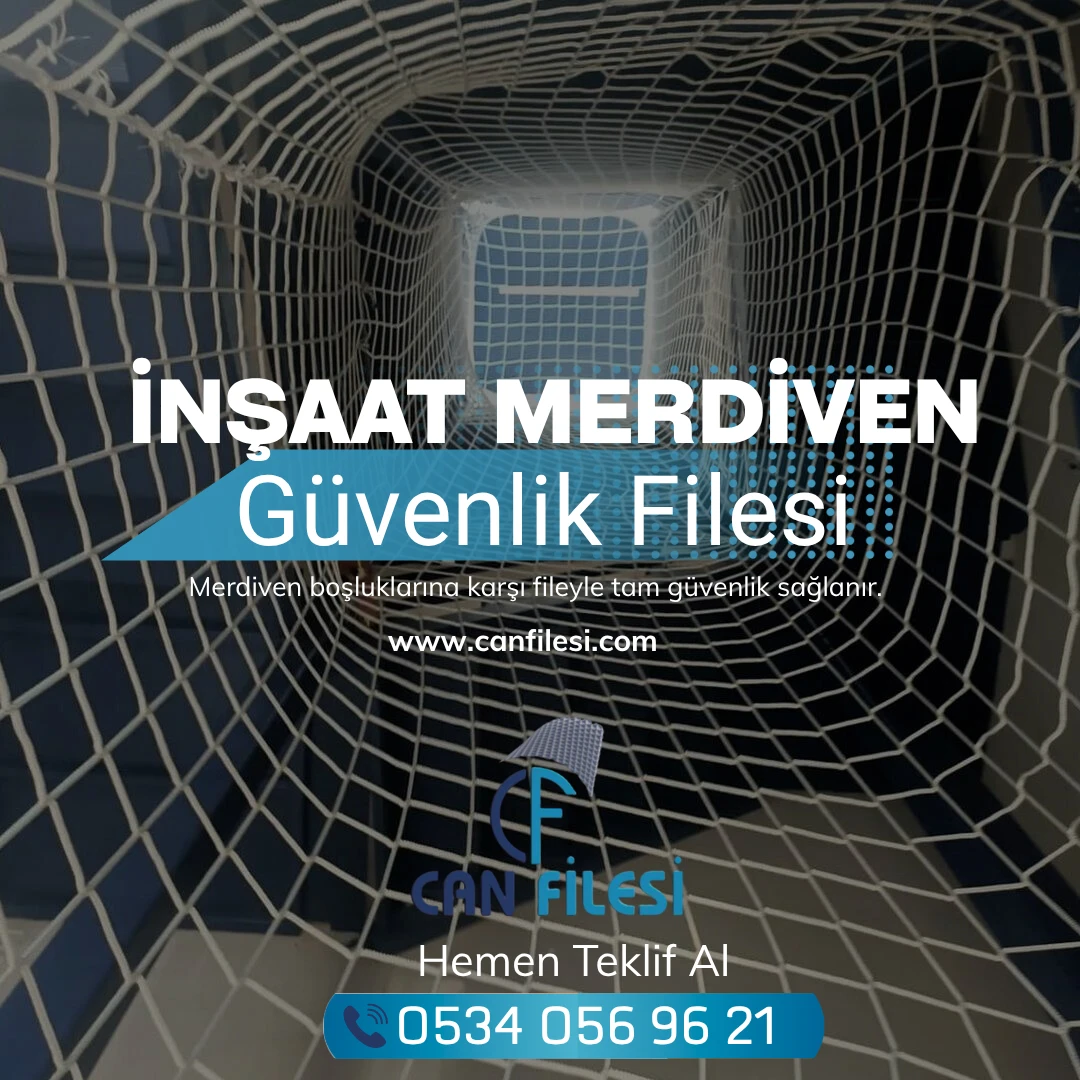Merdiven Boşluğu Güvenlik Filesi