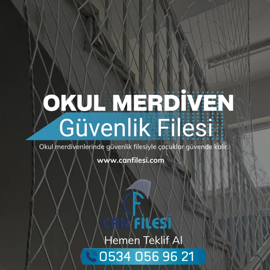 Okul Bahçesi Güvenlik Filesi